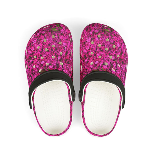 Kid's EVA Foam Clogs - Colorful Floral Slip-On Shoes, Summer Footwear, Playtime Accessories, Stylish Garden Clogs, Fun Beach Sandals