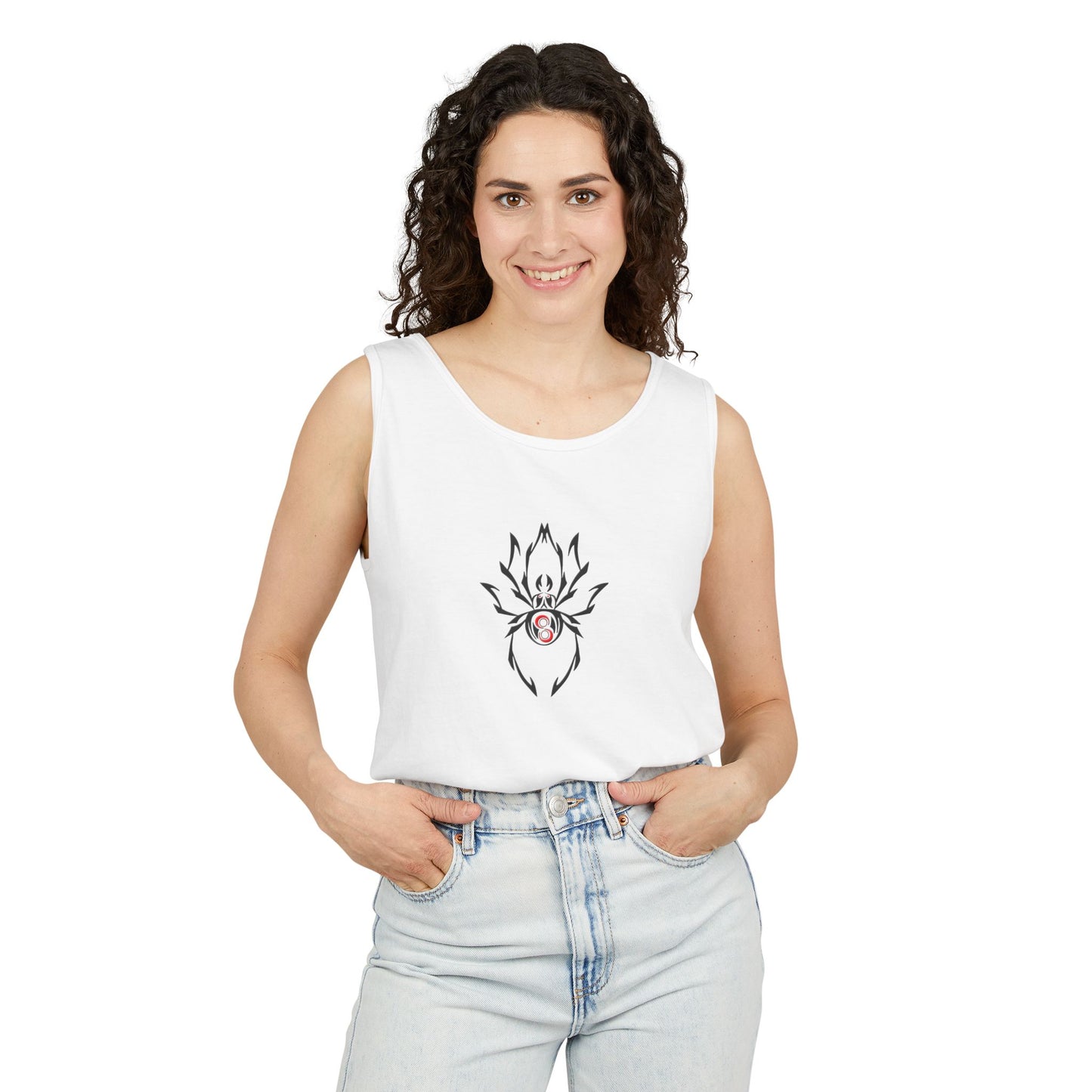 Garment-Dyed Tank Top - Beach Vibes, Summer Essential, Casual Wear, Gift for Ocean Lovers, Relaxed Style