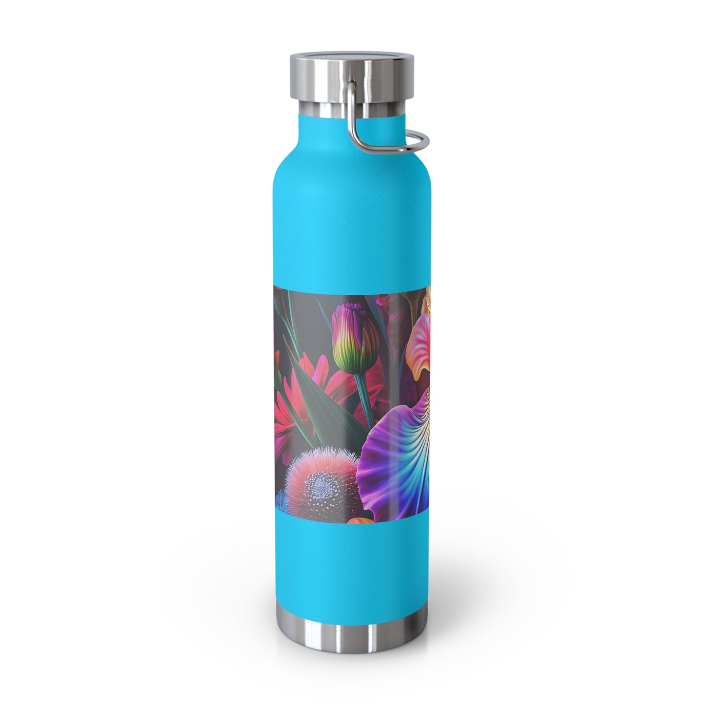 Astrological Copper Insulated Bottle, Cosmic Travel Mug, Horoscope Water Bottle, Starry Flask, Unique Gift for Astrology Lovers