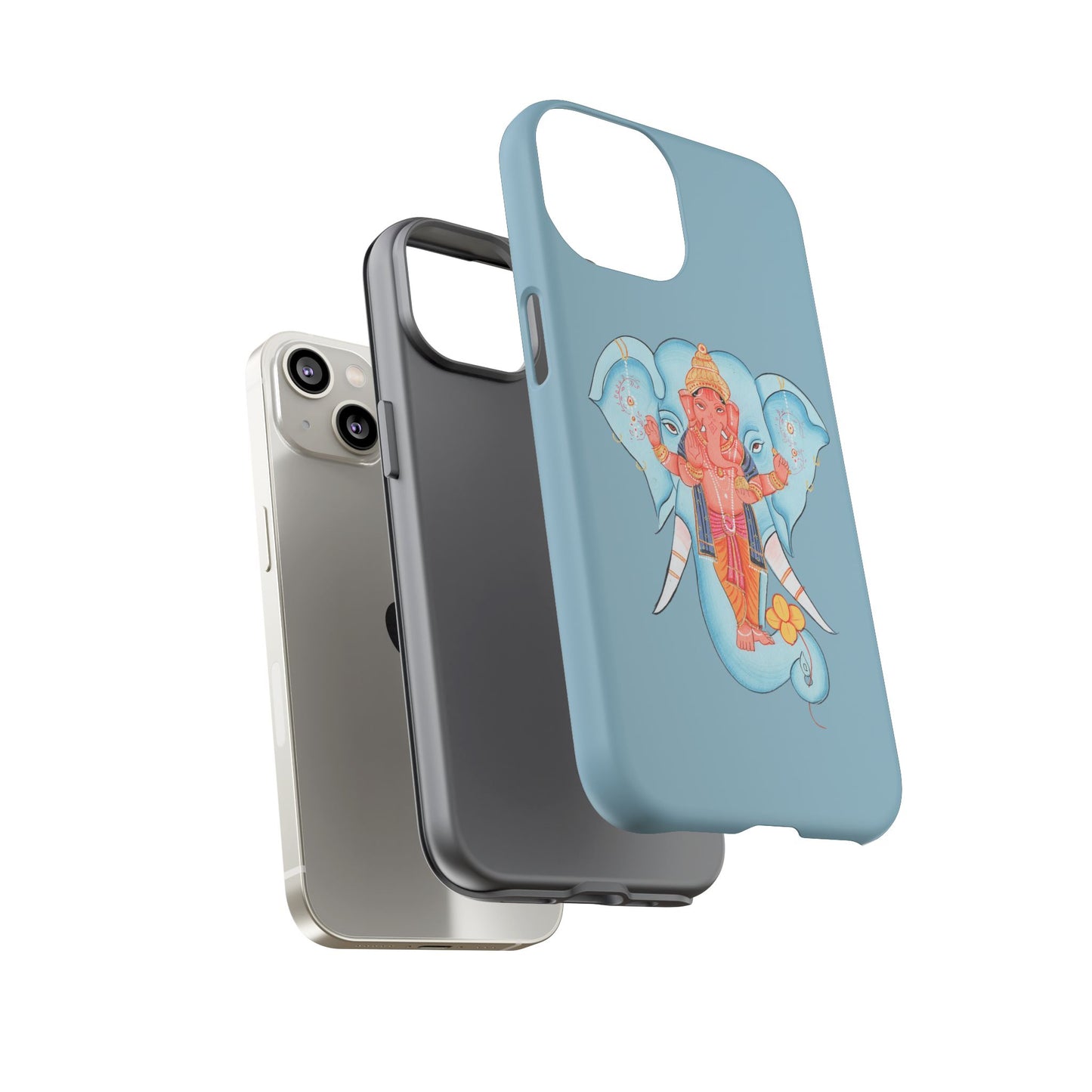 Tough Cases: Ganesh-Inspired Phone Case, Bohemian Phone Cover, Hindu Art Accessory, Festival Gift, Protective Phone Shell