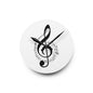 Musical Note Acrylic Wall Clock, Modern Home Decor, Gift for Music Lovers