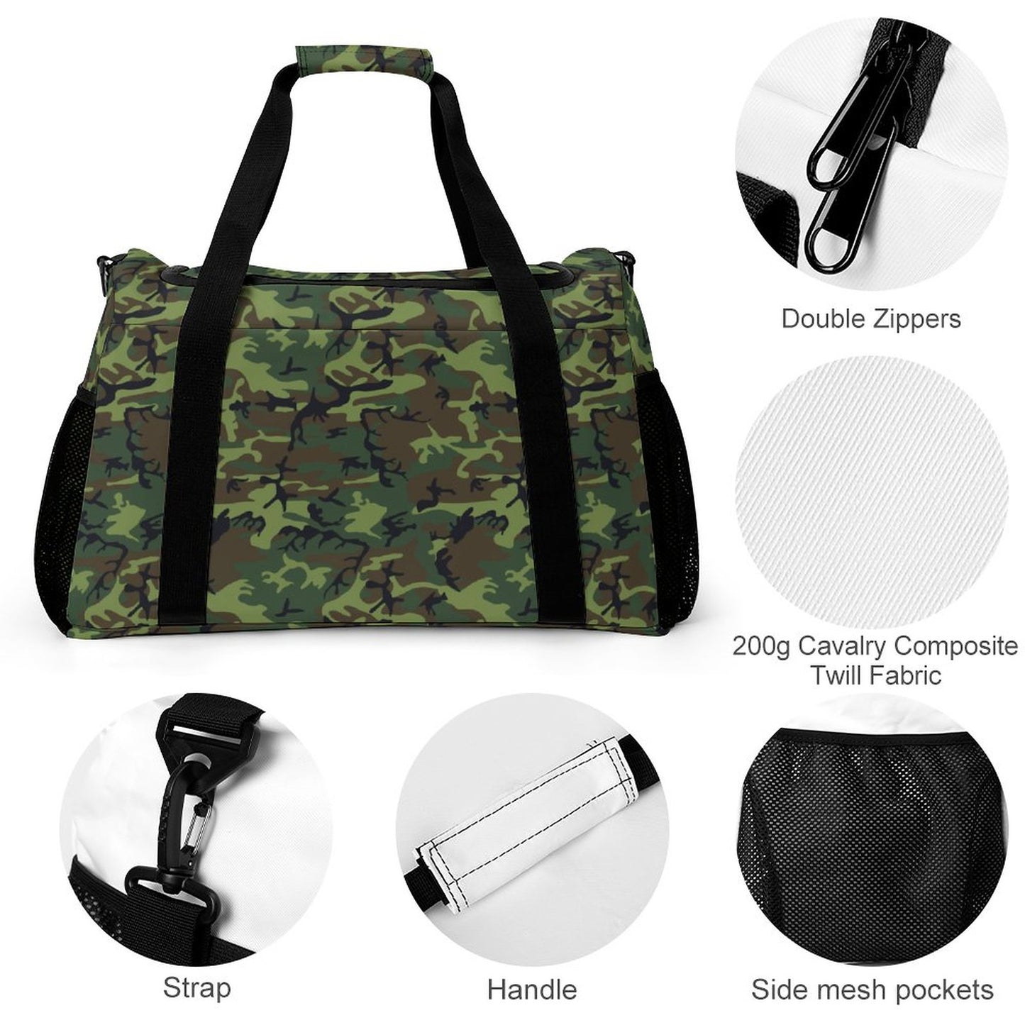 Travel Duffel Bag - Camo