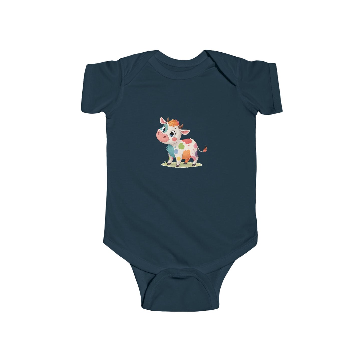 Cute Cow Infant Bodysuit | Baby Shower Gift, Newborn Outfit, Animal Lover Apparel, Cute Baby Clothes, Toddler Gift