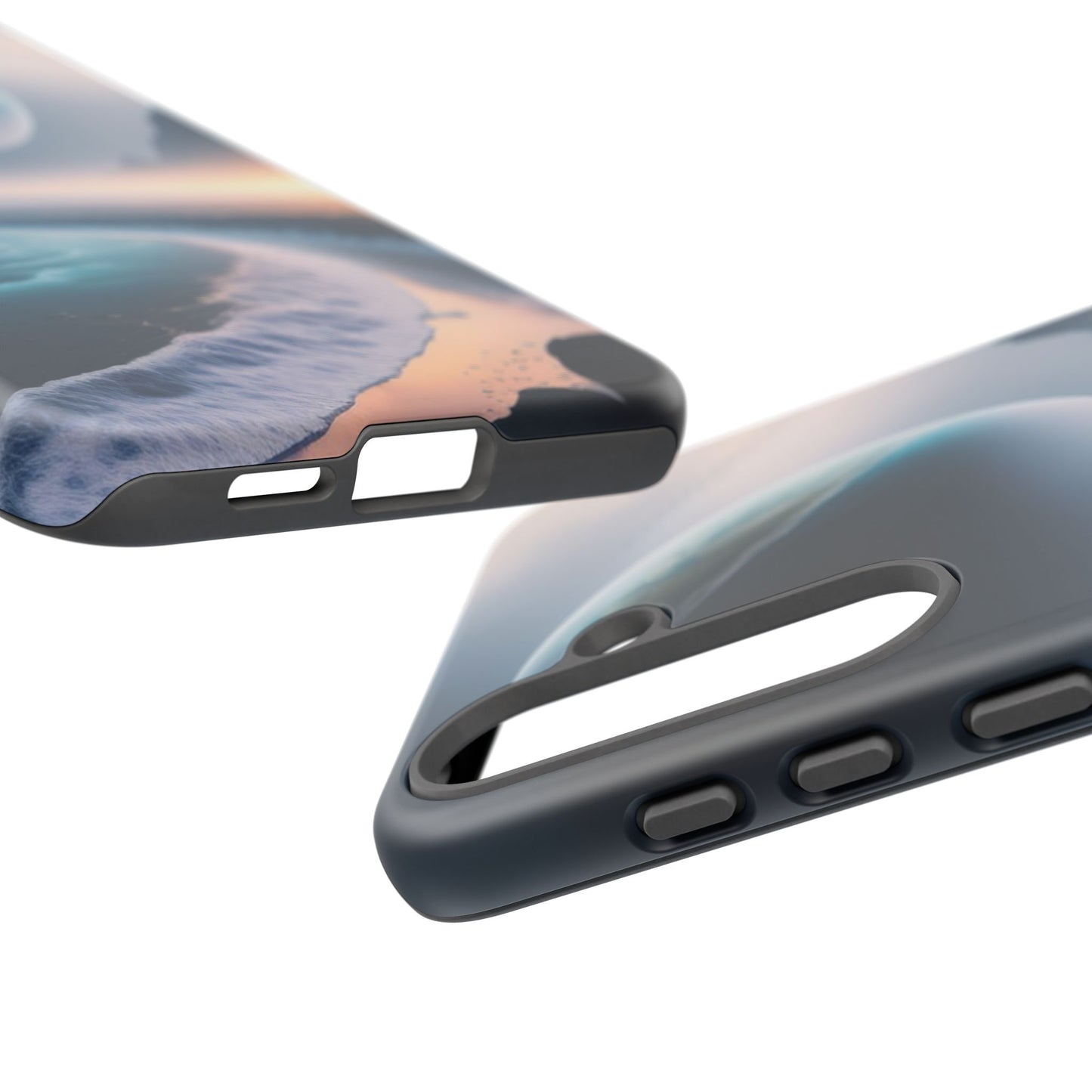 Galaxy Ocean Phone Case — Surreal Planet Beach Tough Case