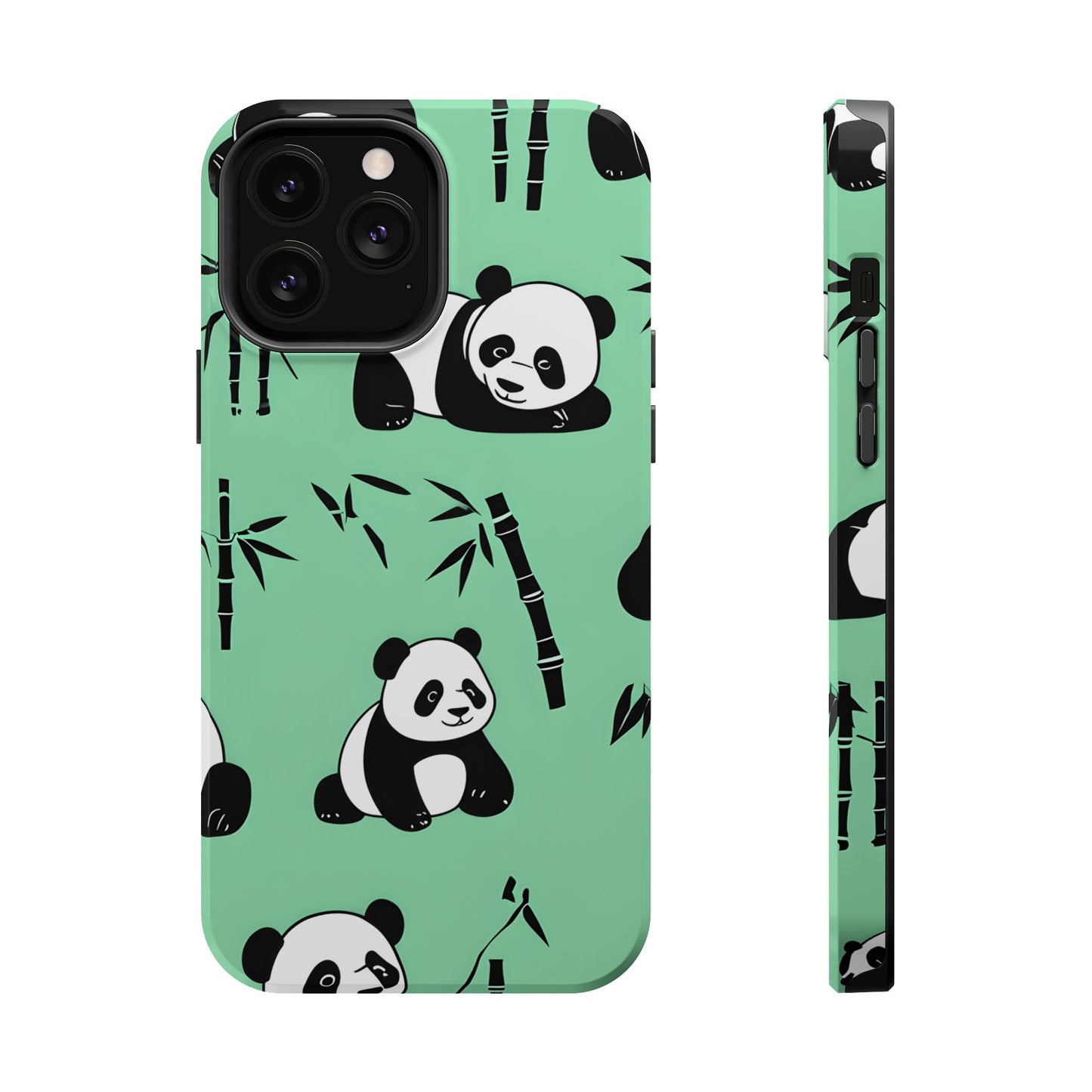 Panda Bamboo Magnetic Impact-Resistant Phone Case