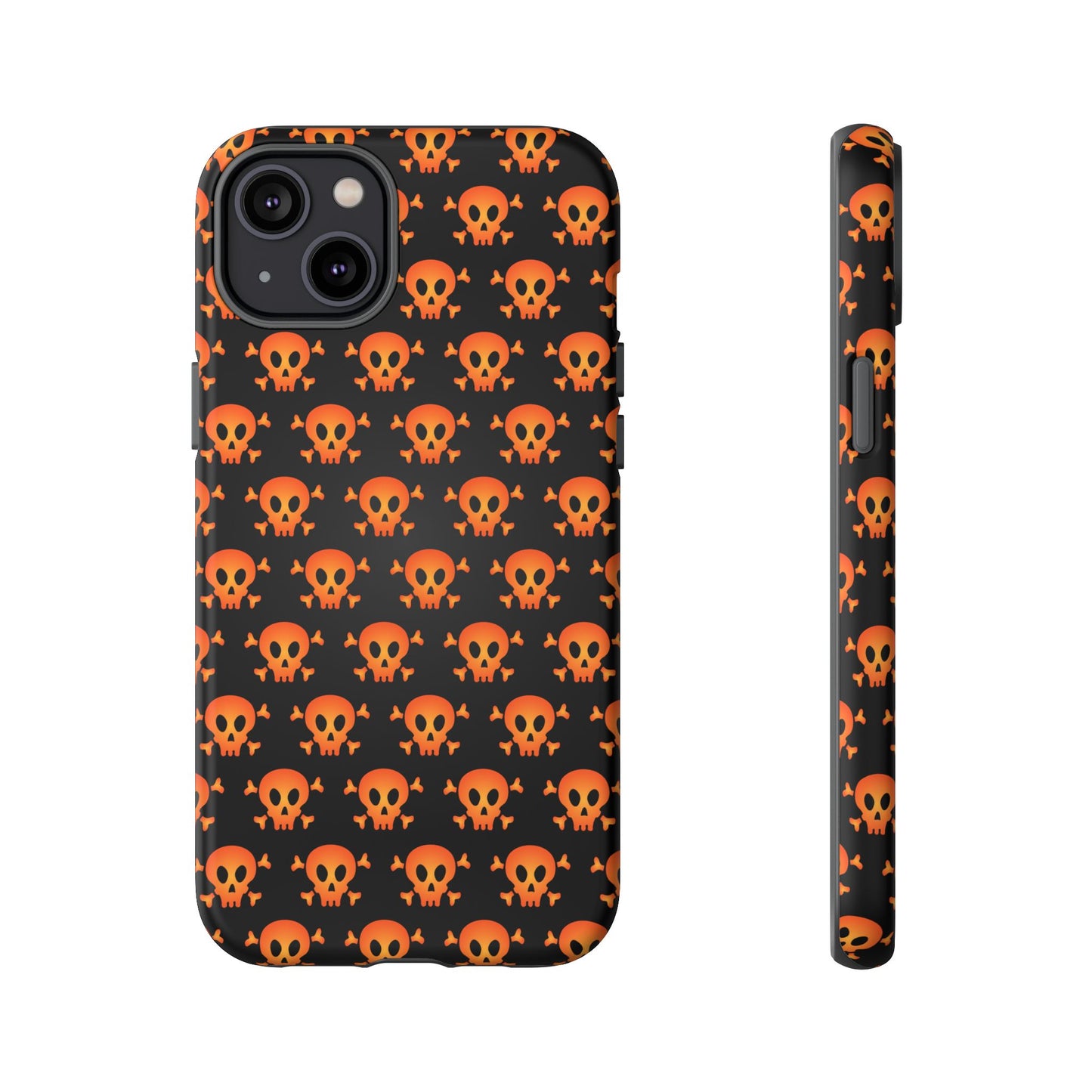 Halloween Skull Phone Case, Spooky Mobile Cover, Trick or Treat Accessory, Goth Gift, Skull Pattern Design
