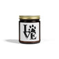 Pet Love Scented Candles - Coconut Apricot Wax for Dog Lovers, Gift for Pet Owners, Home Decor, Cozy Atmosphere, Valentine's Day