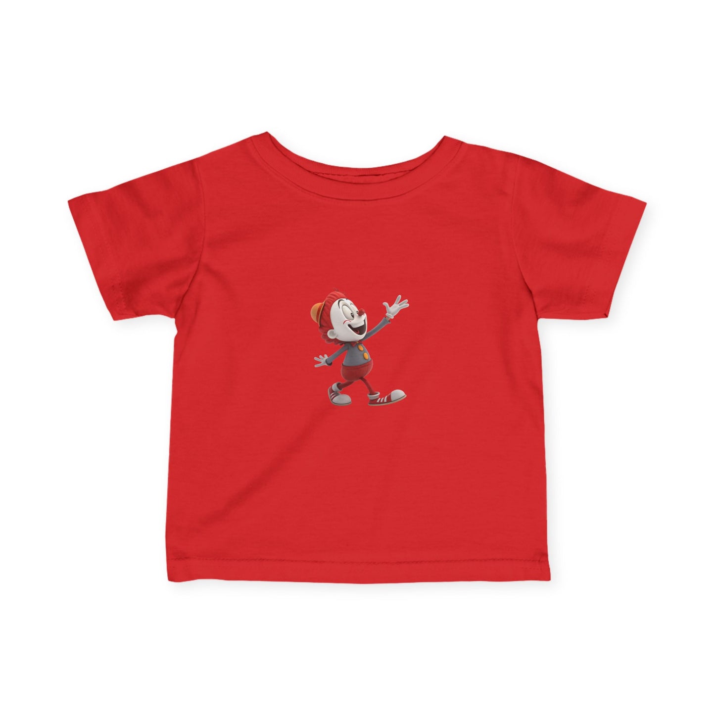 Infant Cartoon Character Tee, Cute Baby T-shirt, Kids' Playwear, Birthday Gift, Toddler Apparel, Funny Baby Shirt
