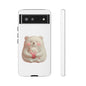 Cute Bear Phone Case, Tough Cases, Animal Lover Gift, Kids Accessories, Mother’s Day, Heartwarming Design