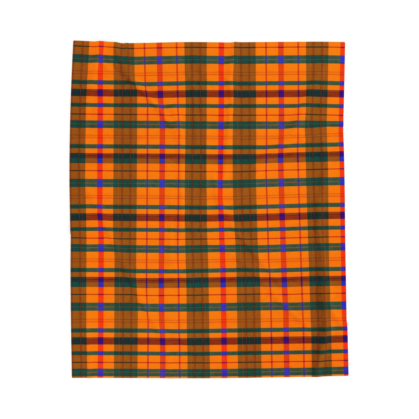 Cozy Plaid Velveteen Plush Blanket | Soft Throw for Fall, Home Décor, Gift for Him/Her, Autumn Vibes, Snuggle-Up Comfort
