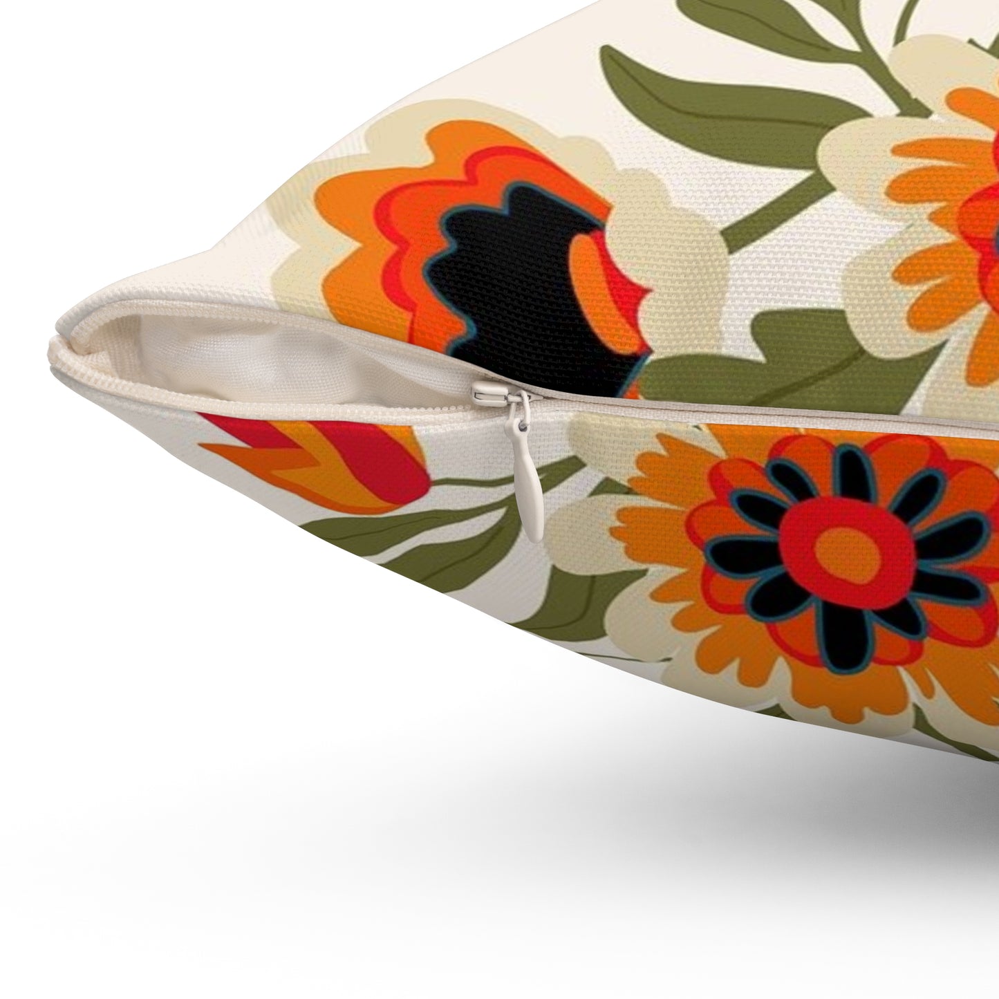 Spun Polyester Square Pillow