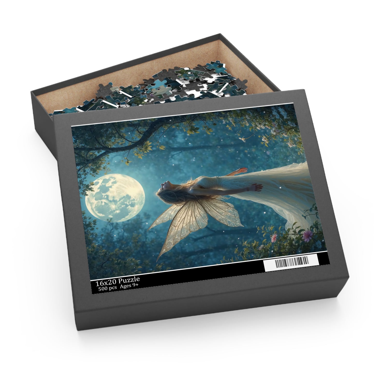 Fairy Moonlight Puzzle - Enchanting 120/252/500-Piece Jigsaw, Magical Decor, Perfect Gift for Fantasy Lovers, Relaxing Activity, [...]