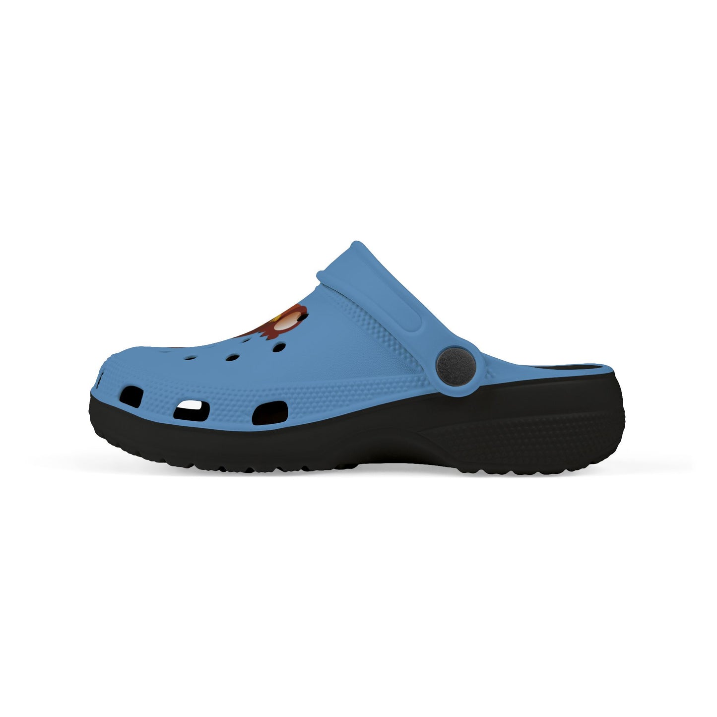 Kids Teddy Bear Honey Clogs — Blue EVA Foam Slip-On Shoes