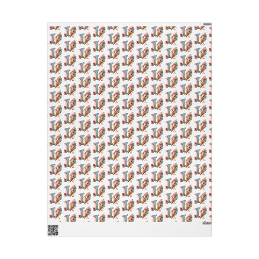 Playful Animal-Themed Wrapping Paper, Fun Gift Wrap for Birthdays, Holidays, Kids Parties, Eco-Friendly Gift Packaging, Decorative Wrap