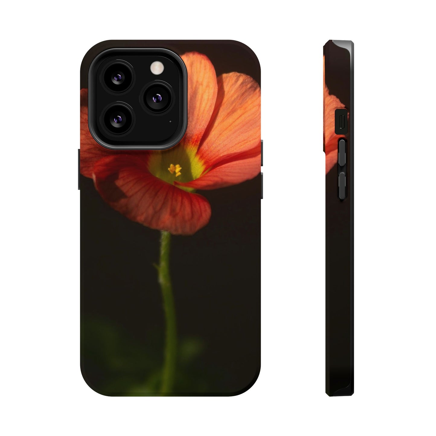 Poppy Bloom Magnetic Impact Phone Case — Slim Protective Floral Design