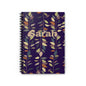 Custom Floral Spiral Notebook for Sarah - Personalized Journal, Stationery Gift, School Supplies, Writing Pad, Planner