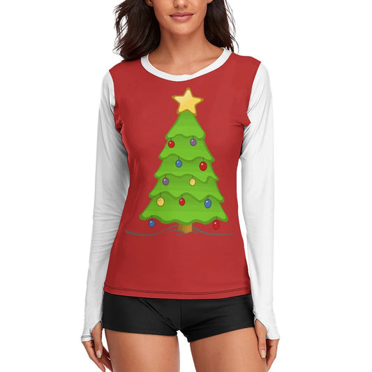 Women's Long Sleeve Sun Protection Shirt-UPF 40 UV Rash Guard for Hiking