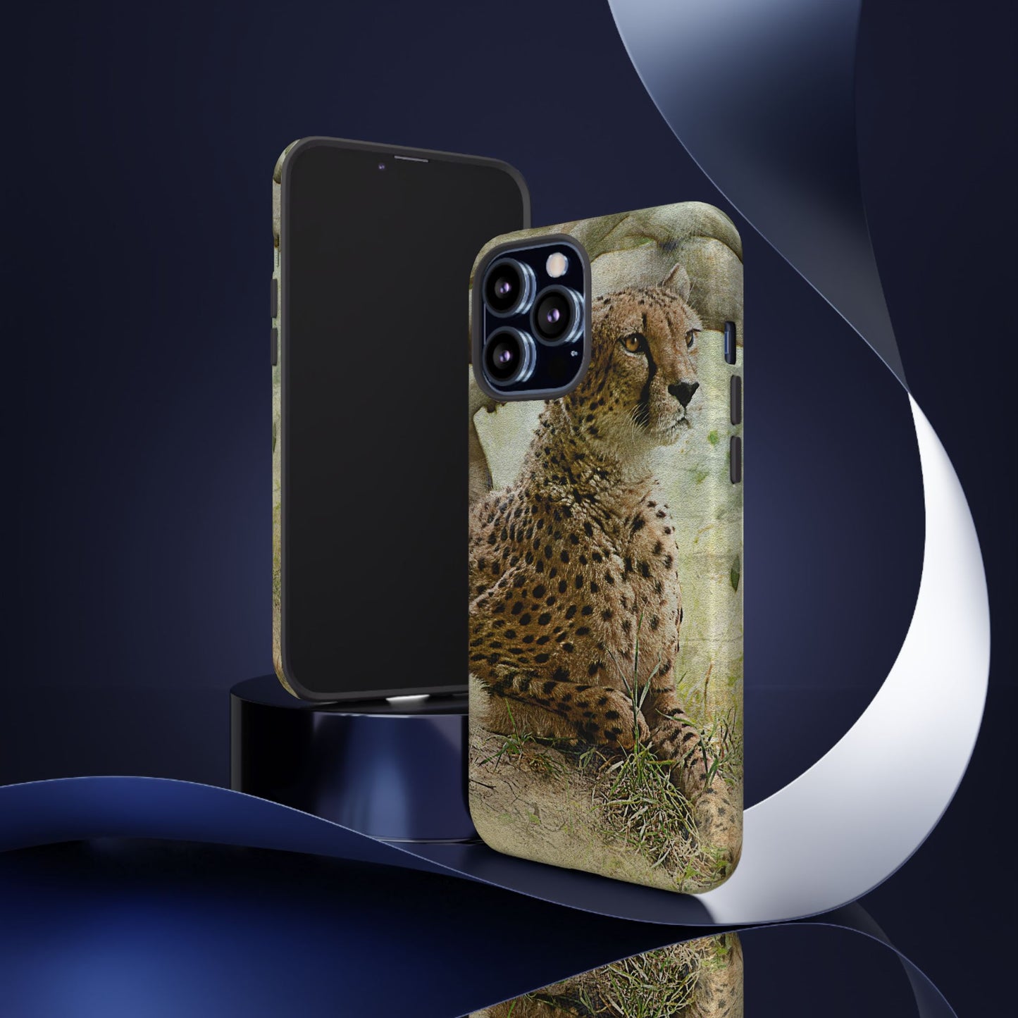 Cheetah Phone Case, Tough Cases, Animal Lover Gift, Wildlife Protection, Eco-Friendly Mobile Cover, Unique Phone Accessory