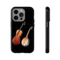 Musical Instrument Phone Case - Violin & Banjo Design, Music Lover Gift, Unique Phone Cover, Holiday Gift, Durable Tough Cases