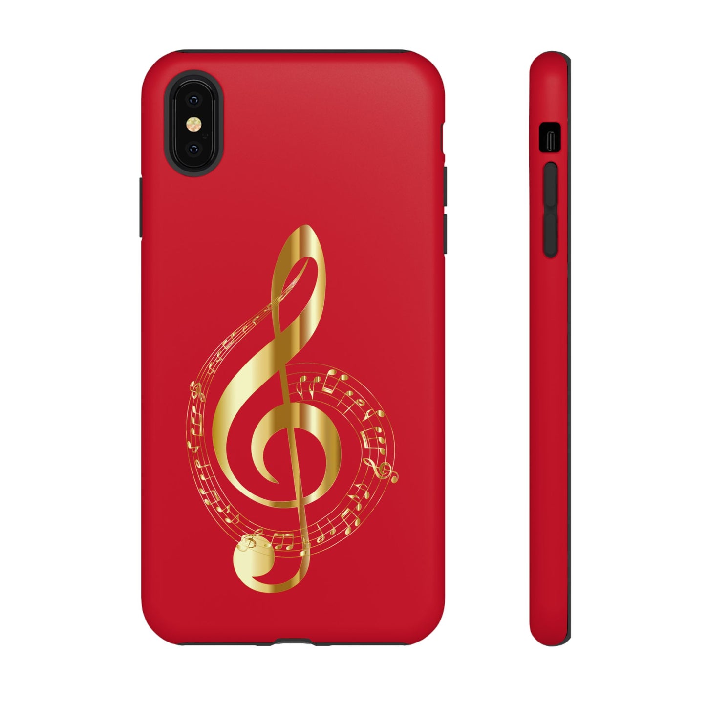 Tough Cases - Red Musical Note