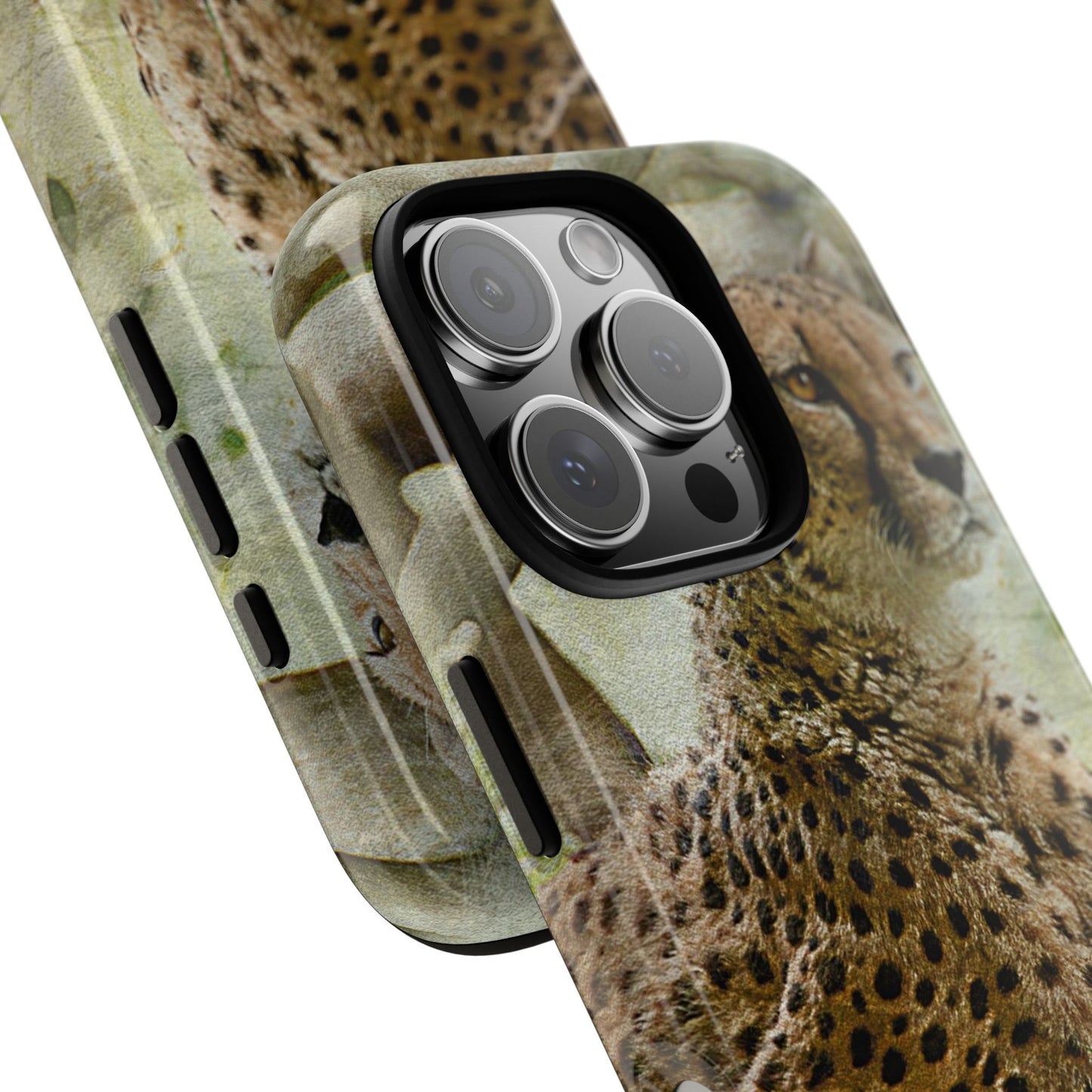 Cheetah Phone Case, Tough Cases, Animal Lover Gift, Wildlife Protection, Eco-Friendly Mobile Cover, Unique Phone Accessory
