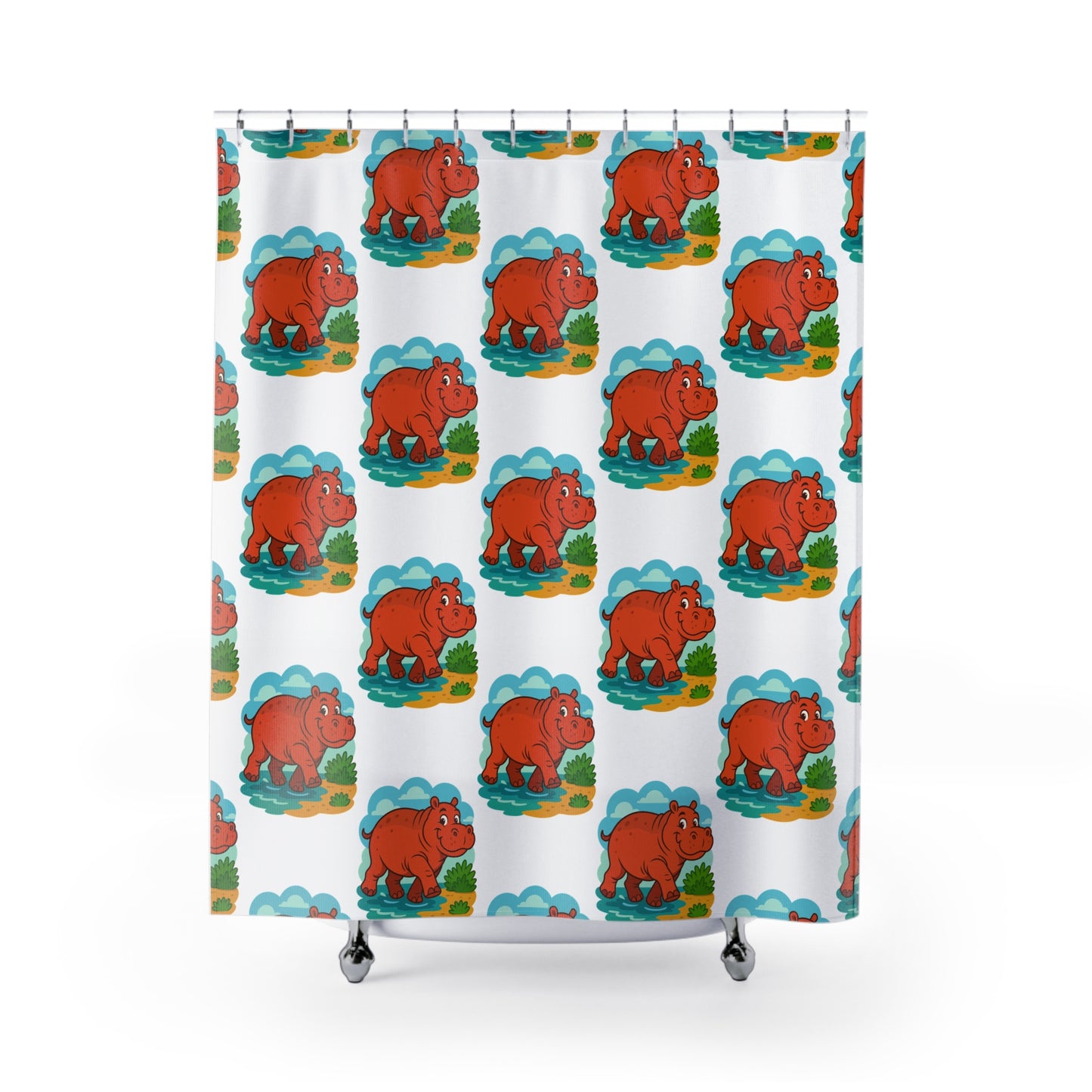 Shower Curtains hippo