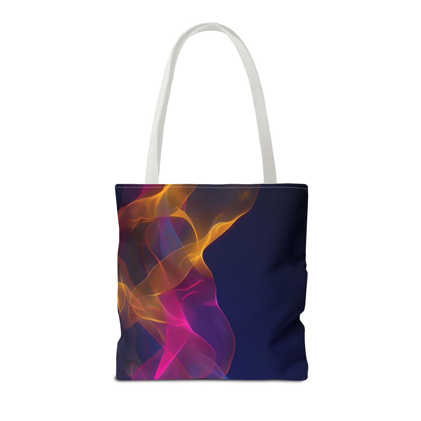 Colorful Abstract Tote Bag, Stylish Shopping Bag, Reusable Groceries Bag