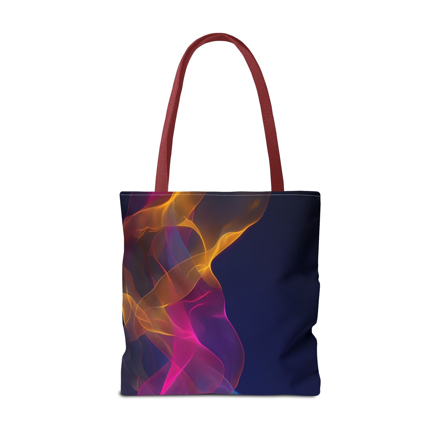 Colorful Abstract Tote Bag, Stylish Shopping Bag, Reusable Groceries Bag