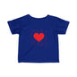 Infant Tee – Red Heart Confetti Baby Shirt