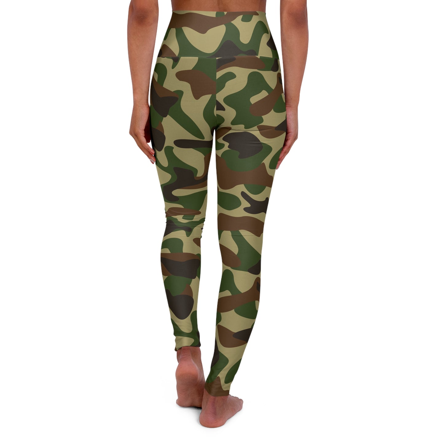 Camouflage High-Waisted Yoga Leggings-V5
