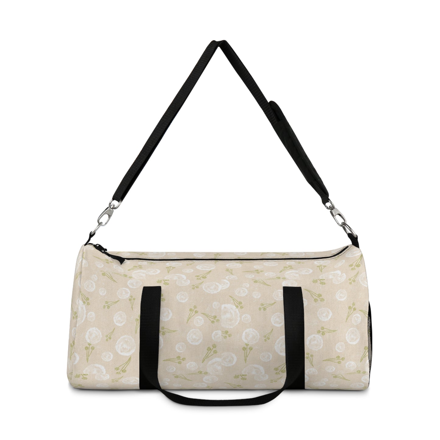 Floral Pattern Duffel Bag - Perfect for Gym, Travel, Weekend Getaways, Yoga, Mother's Day Gift