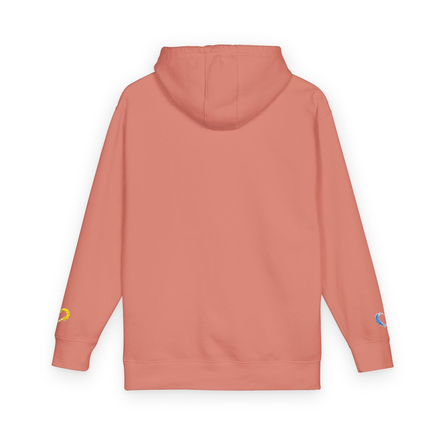 Colorful Heart Unisex Fleece Hoodie | Cozy Gift for Friends, Valentine's Day, Anniversary, Casual Wear, Spring Fashion