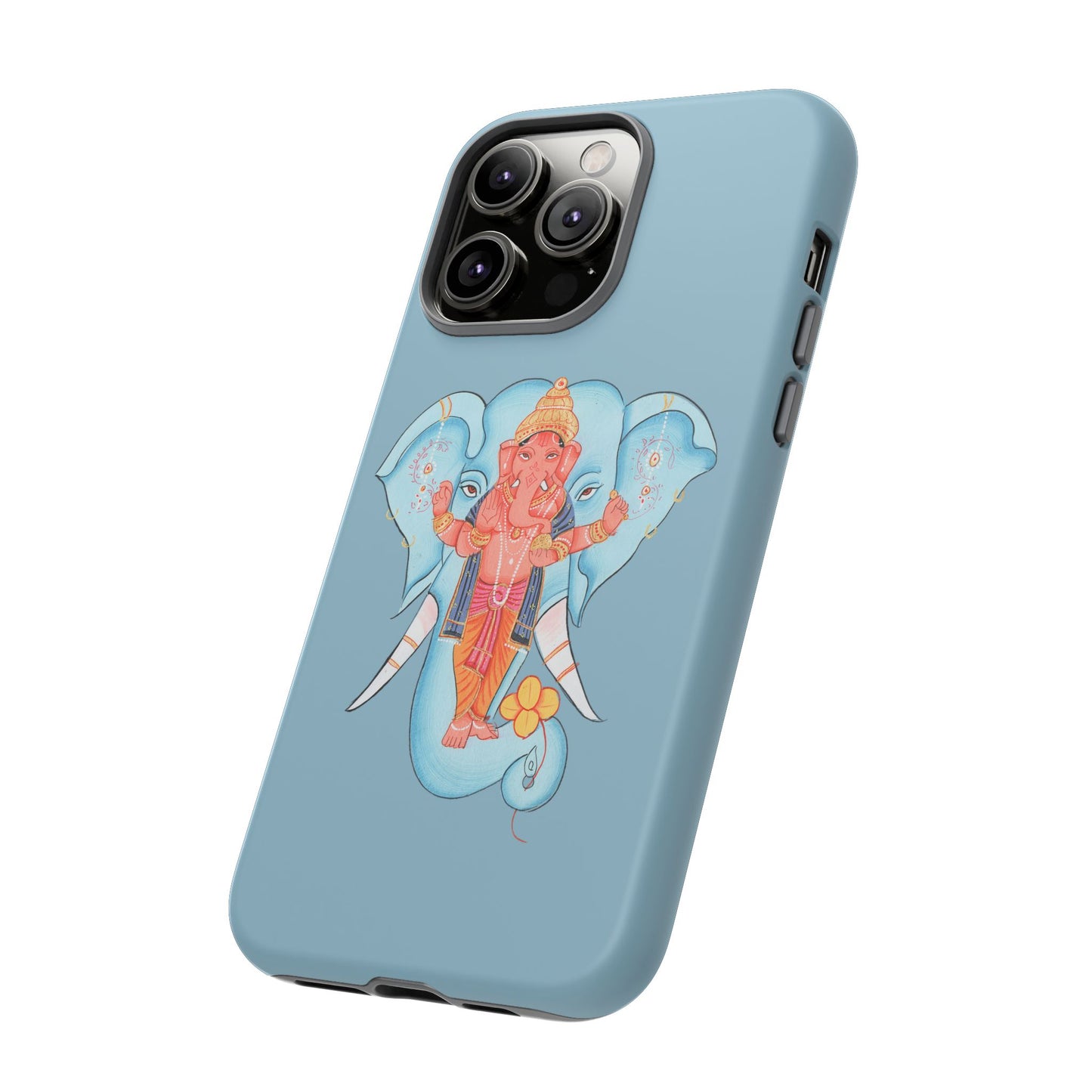 Tough Cases: Ganesh-Inspired Phone Case, Bohemian Phone Cover, Hindu Art Accessory, Festival Gift, Protective Phone Shell