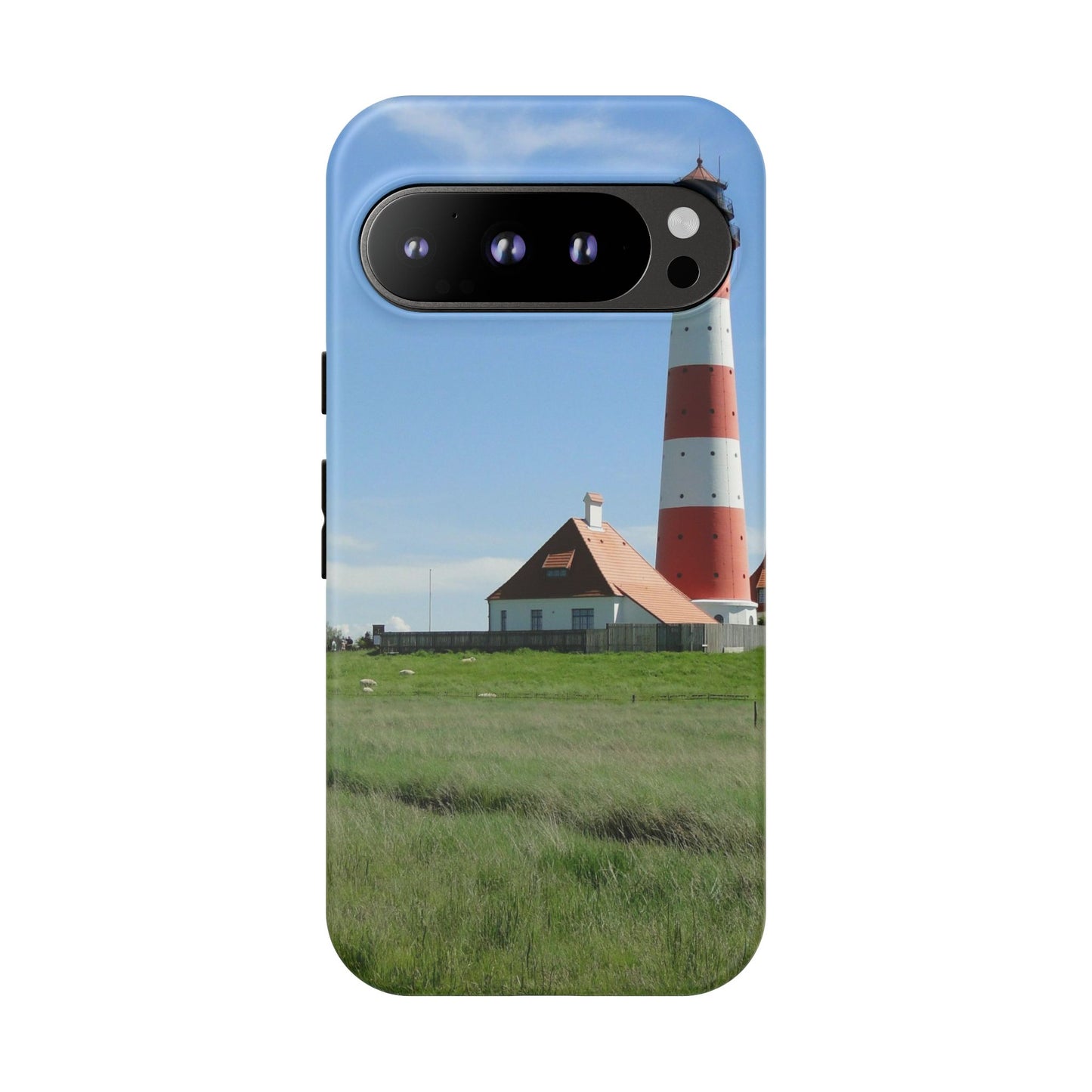 Lighthouse Phone Case - Coastal Vibes, Nautical Gift, Ocean Lover Accessory, Beach Aesthetic, Customizable Design