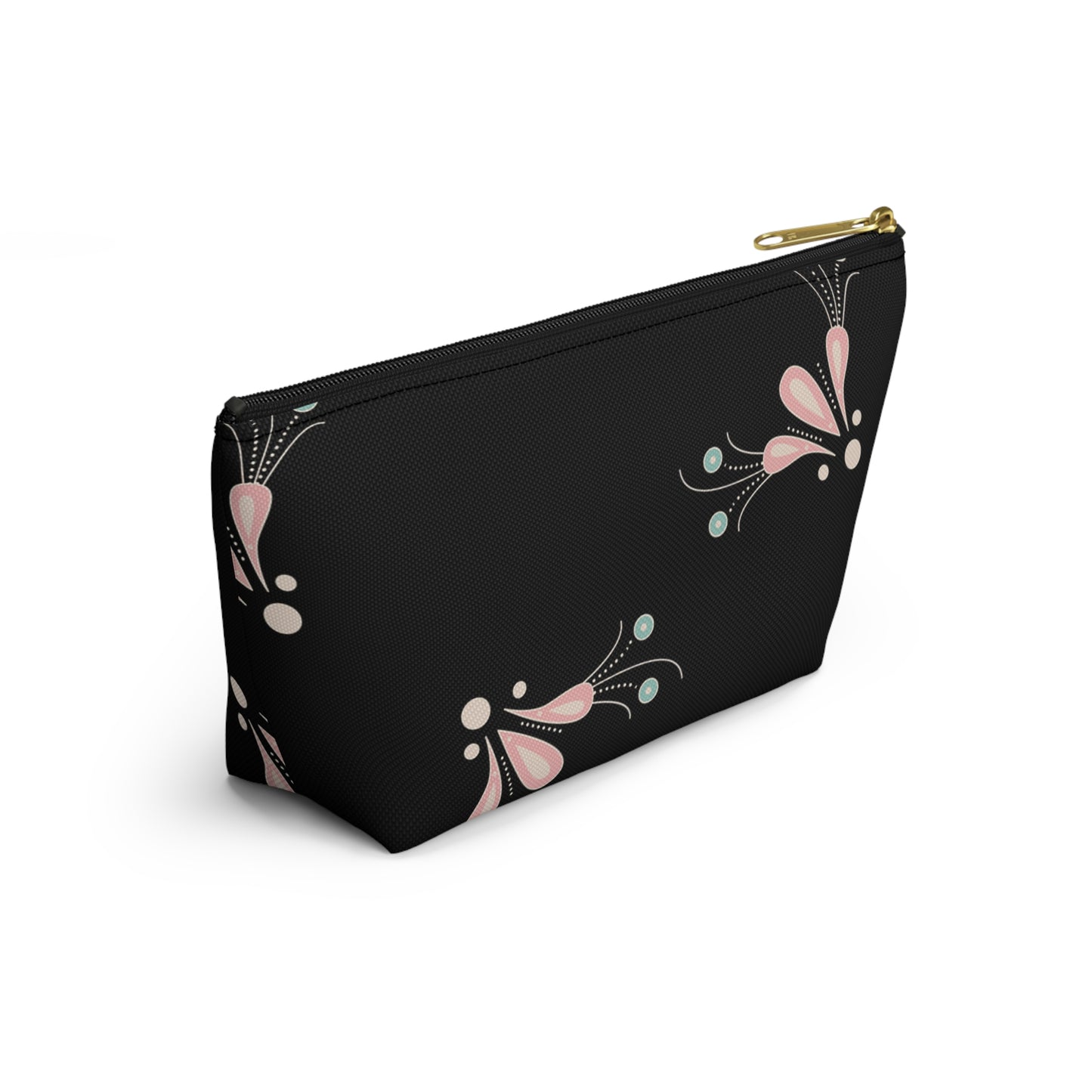 Chic Cosmetic Bag, Stylish Accessory Pouch, Makeup Organizer, Gift for Her, Floral Print Travel Case