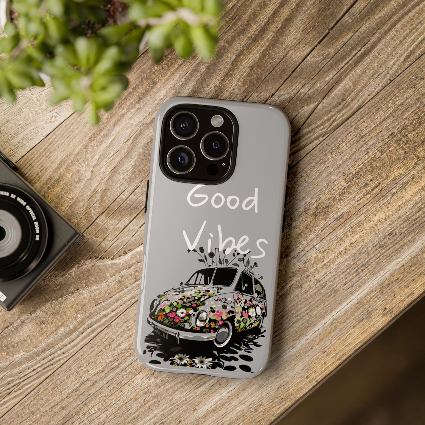 Floral Phone Case | Good Vibes, Phone Accessories, Gift for Her, Trendy Tech, Summer Vibes, Birthday Gift