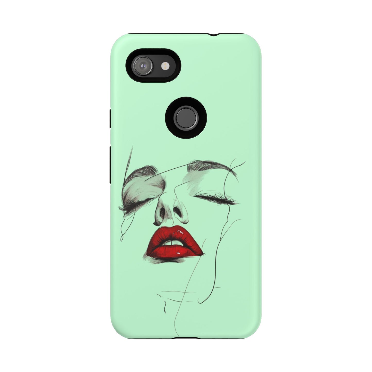 Stylish Phone Case, Artistic Phone Cover, Trendy Tech Accessory, Unique Cell Phone Protector, Gift for Her, Modern Aesthetic