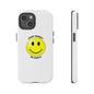 Happy Face Phone Case, Tough Cases, Don’t Worry, Be Happy, Cute Gift for Friends, Positive Vibes, Fun Mobile Accessories