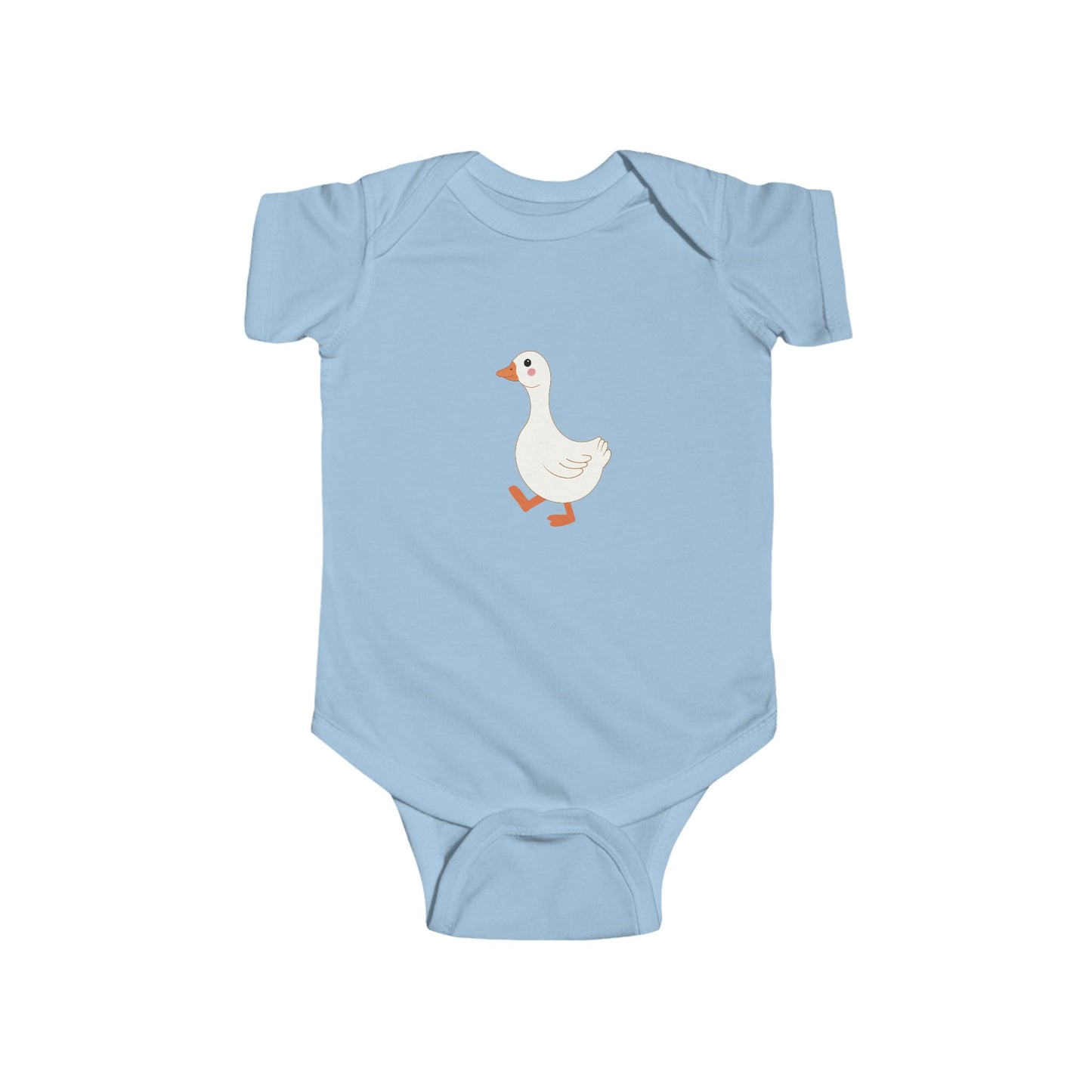 Cute Duck Infant Bodysuit, Baby Shower Gift, Toddler Clothes, Newborn Apparel, Animal Theme Baby Outfit, Fun Kids Wear