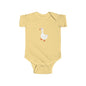 Cute Duck Infant Bodysuit, Baby Shower Gift, Toddler Clothes, Newborn Apparel, Animal Theme Baby Outfit, Fun Kids Wear