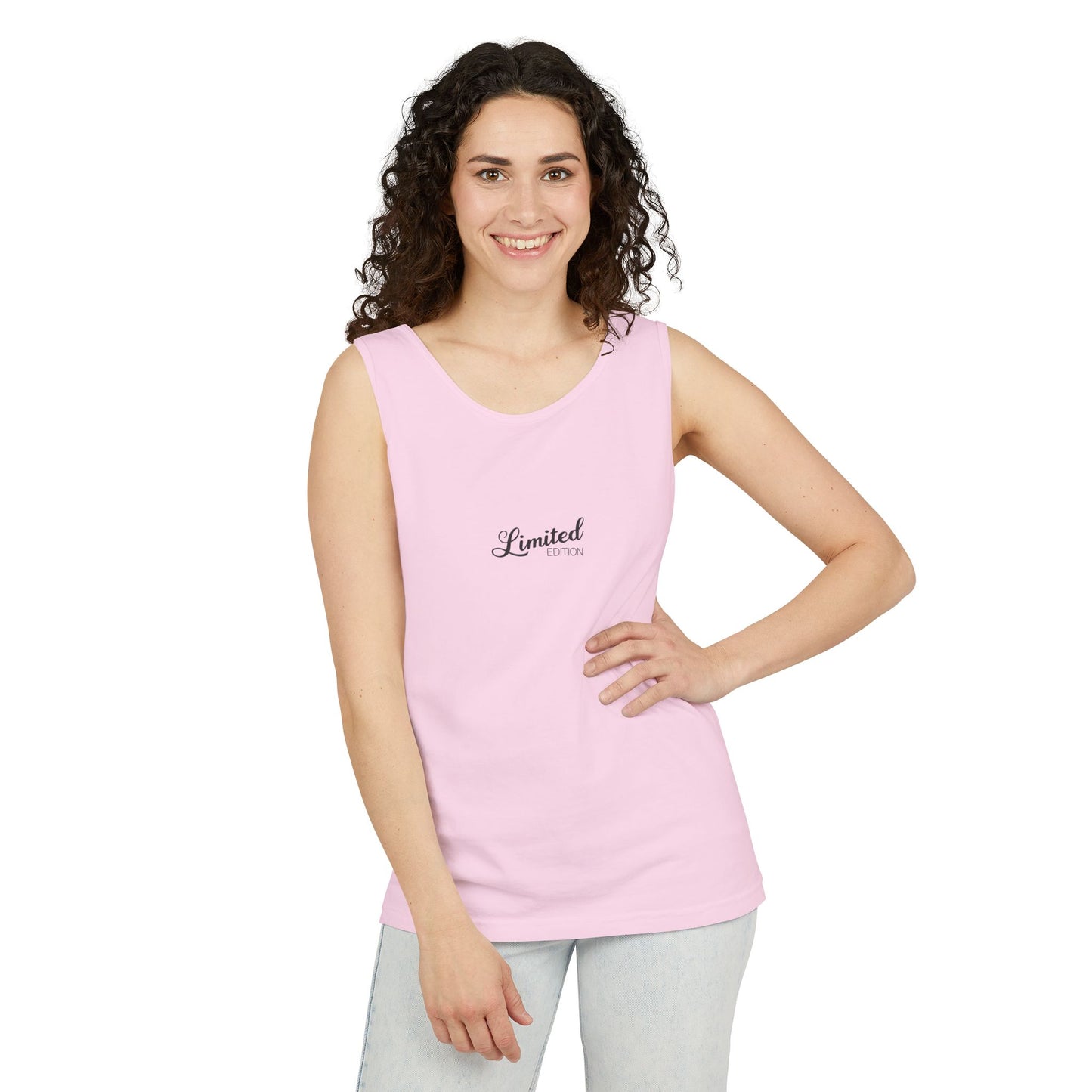 Limited Edition Unisex Garment-Dyed Tank Top, Summer Fashion, Beachwear, Gift for Him & Her, Casual Style, Relaxed Fit