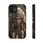 Native American Art Phone Case, Strong Culture Design, Unique Gift for Him or Her, Tough Cases, Customizable Protector, Tribal Style