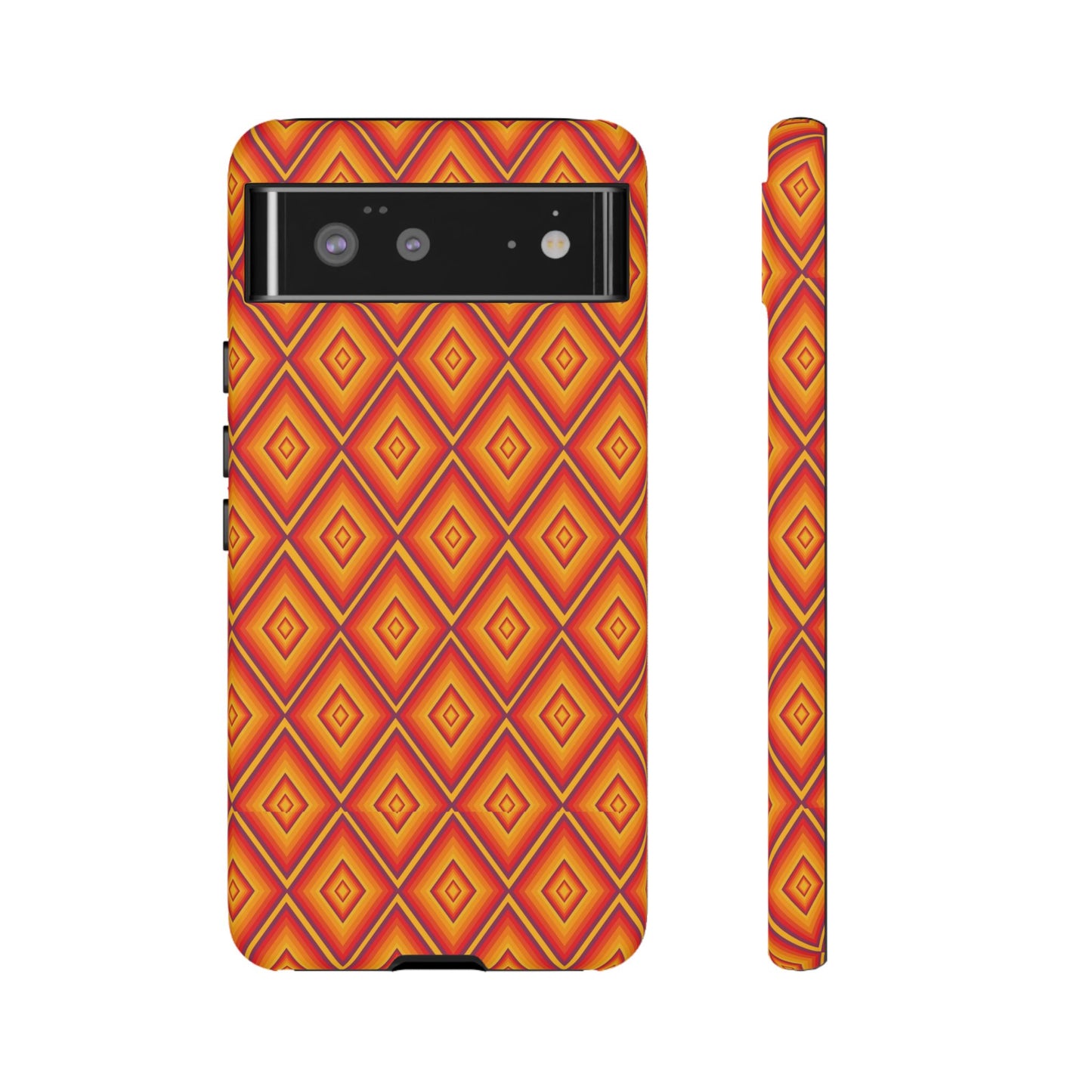 Geometric Phone Case, Tough Cases for Protection, Stylish Smartphone Cover, Vibrant Patterned Phone Accessory, Unique Gift Idea, [...]