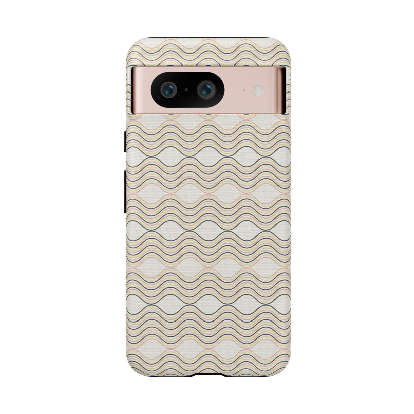 Stylish Phone Case for Tough Protection, Wavy Design, Chic Accessory, Gift for Her, Trendy Tech, Holiday Gift Idea
