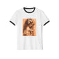 Vintage Floral Girl Ringer Tee