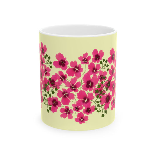 Floral Delight Mug - Vibrant Flower Design, Gift for Garden Lovers, Mother's Day, Tea/Coffee Lover, Home Decor, Summer Vibes