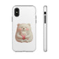 Cute Bear Phone Case, Tough Cases, Animal Lover Gift, Kids Accessories, Mother’s Day, Heartwarming Design