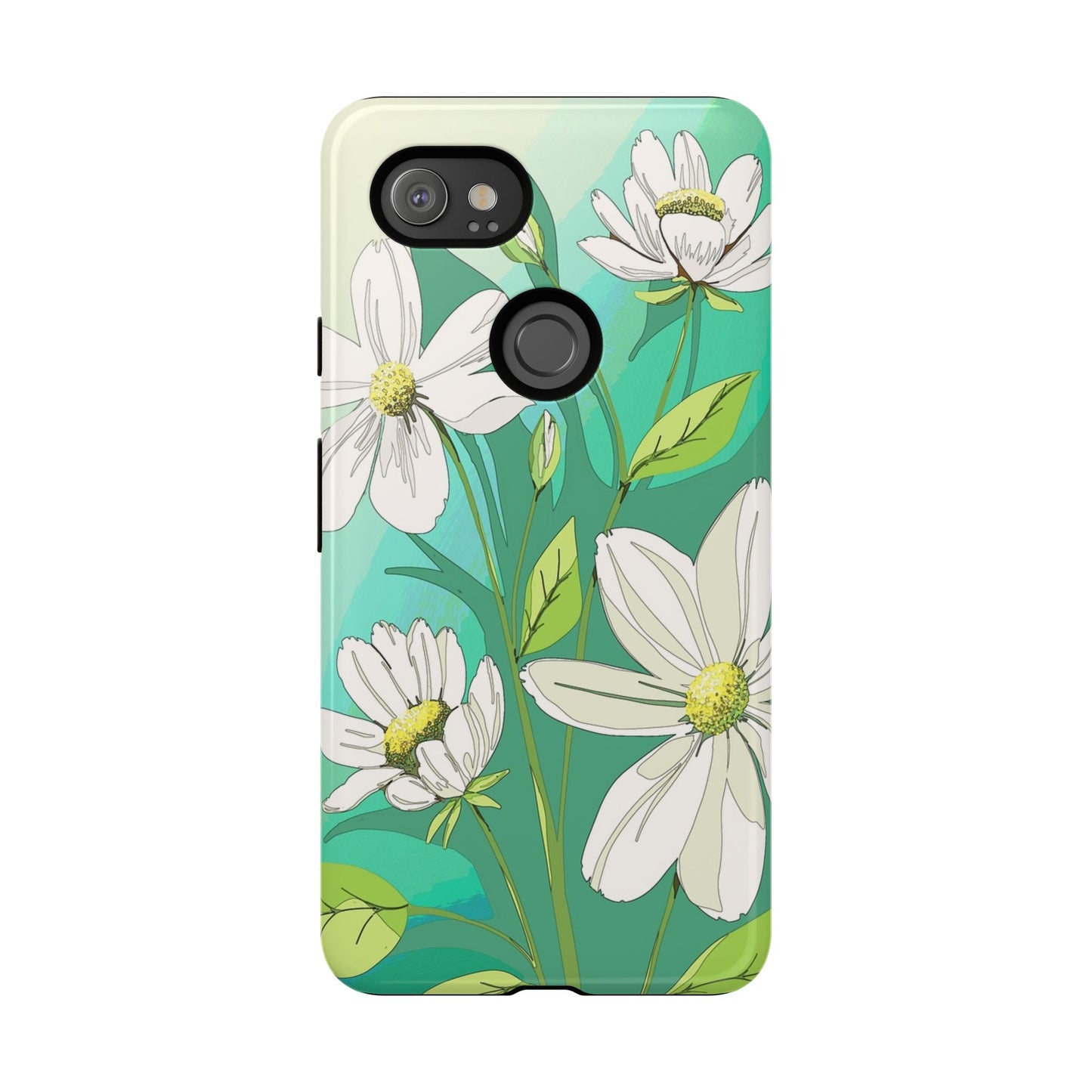 Floral Phone Case, Tough Cases, Flower Design, Nature Inspired, Eco-Friendly Cover, Unique Gift for Her, Spring Accessories