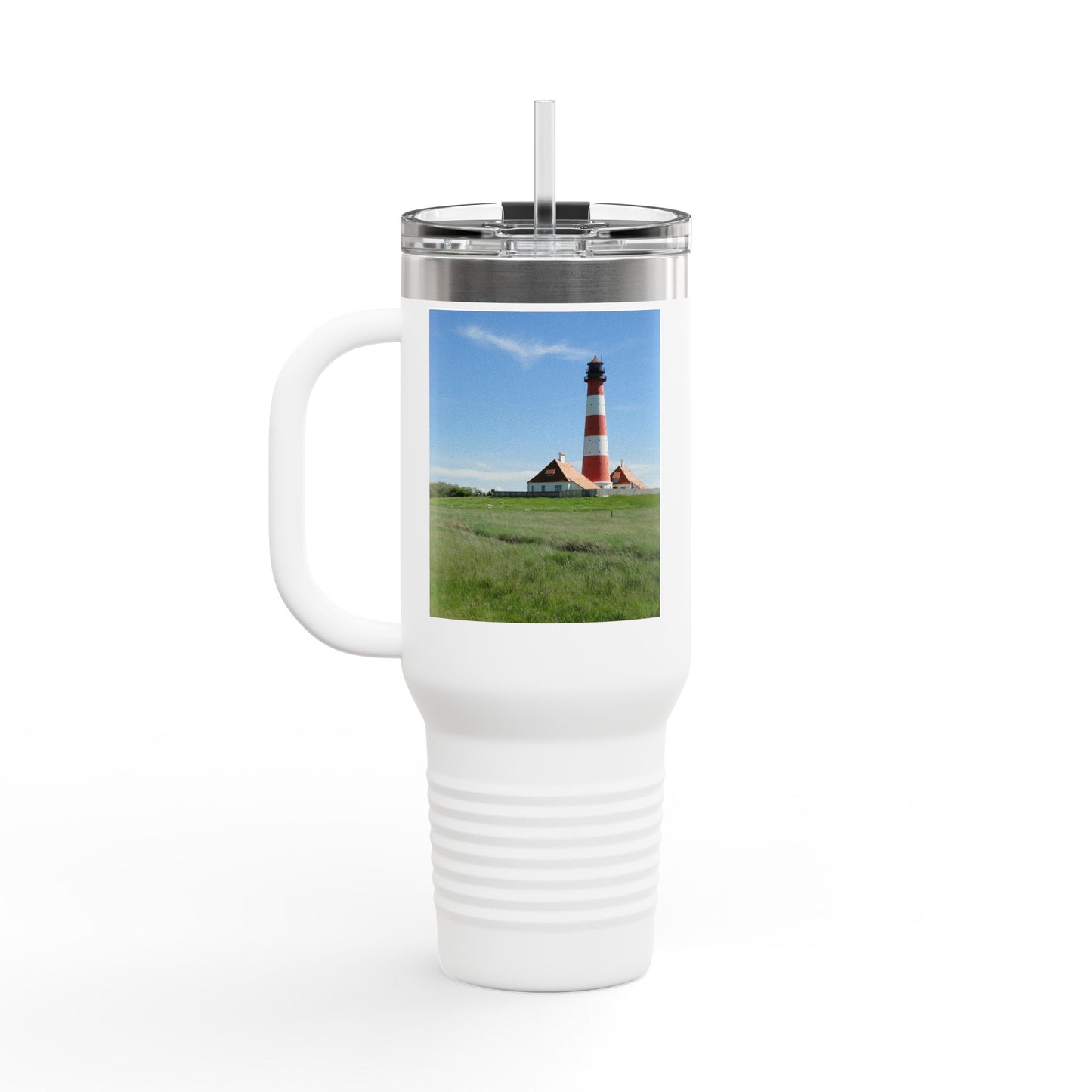 Scenic Insulated Travel Mug, 40oz | Perfect for Coffee Lovers, Outdoor Adventures, Travel Gifts, Eco-Friendly Sippers, Beach Days