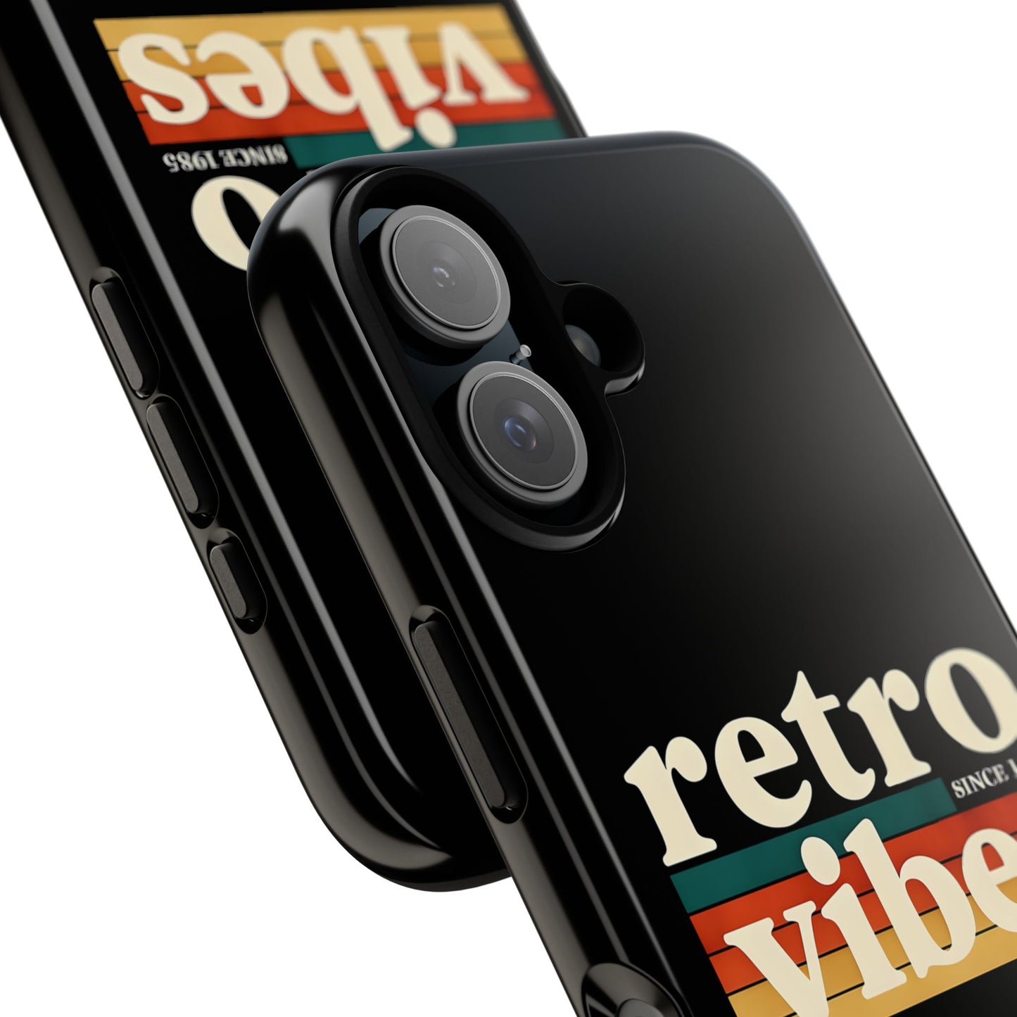 Retro Vibes Phone Case, Tough Phone Cover, Vintage Style Case, Gift for Music Lovers, Retro Aesthetic Accessory
